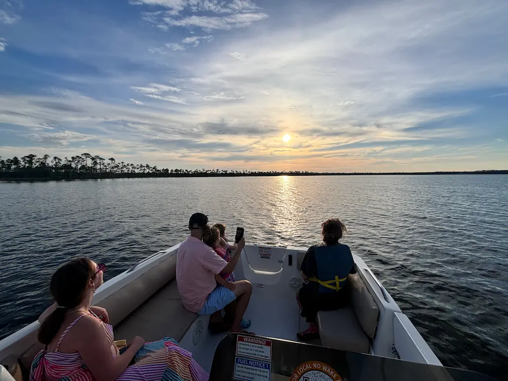 Sunset cruising